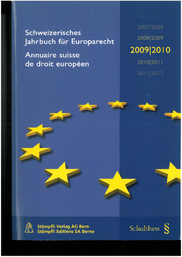 Verfassungsentwicklungen in der EU 2009