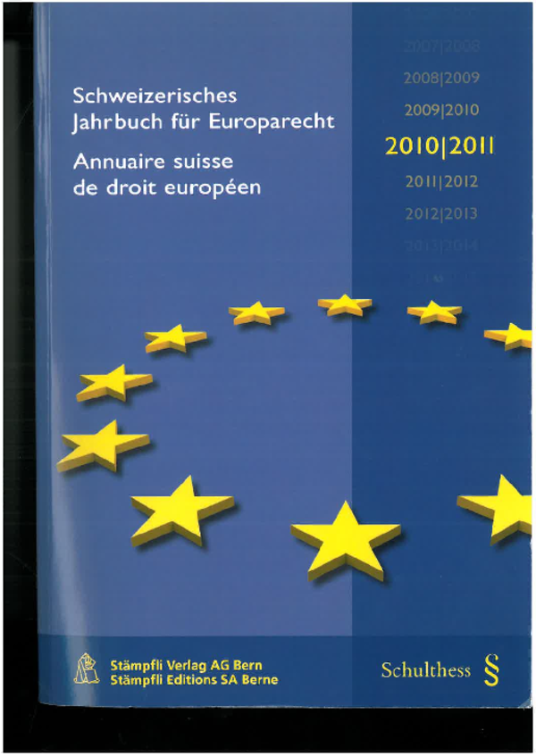 Verfassungsentwicklungen in der EU 2010